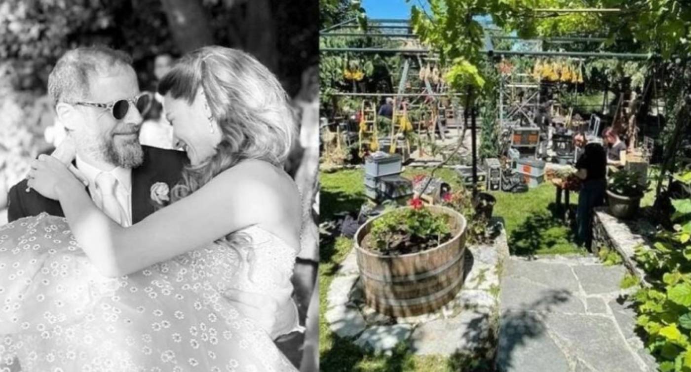Αντώνης Λαιμός - Μαρίκα Αράπογλου: Φωτογραφίες από τον «ονειρικό» γάμο τους στο Πάπιγκο