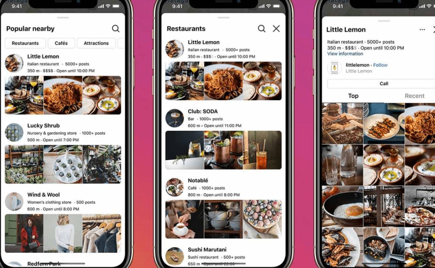 Instagram: Νέα λειτουργία «αναζήτηση στο χάρτη» για κοντινά μπαρ, εστιατόρια και μικρές επιχειρήσεις